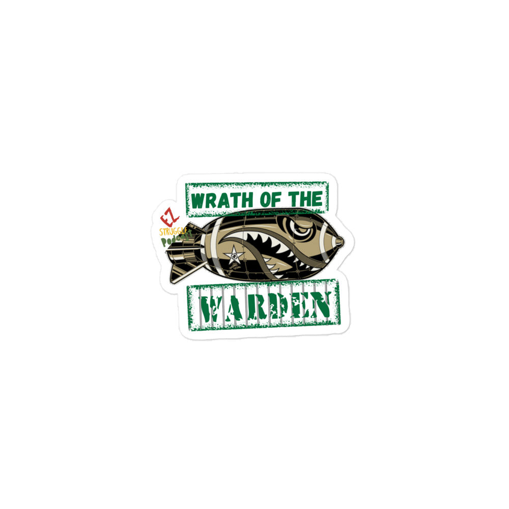 Wrath of the Warden Sticker