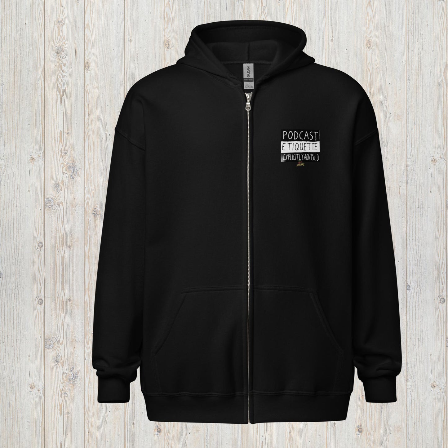 Podcast Etiquette Zip Hoodie