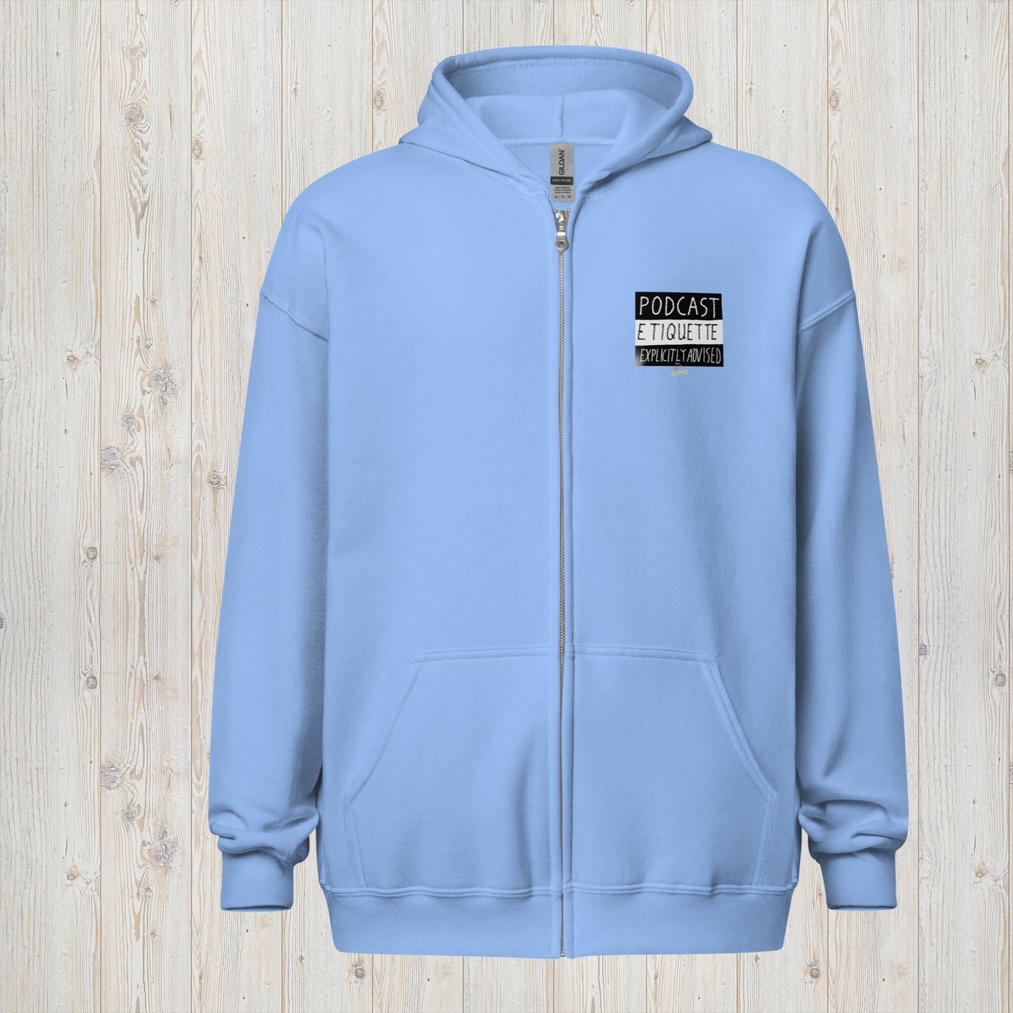 Podcast Etiquette Zip Hoodie