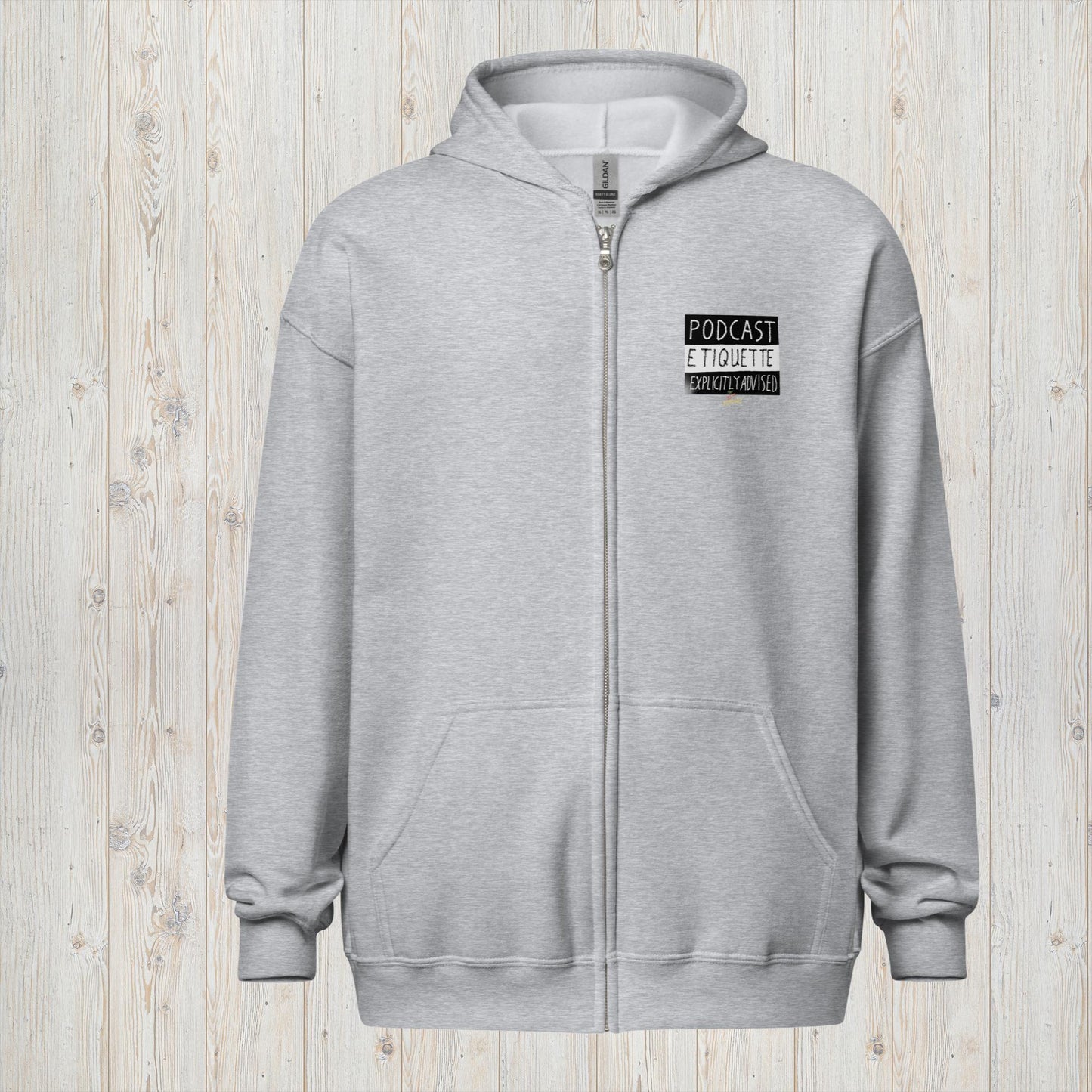 Podcast Etiquette Zip Hoodie