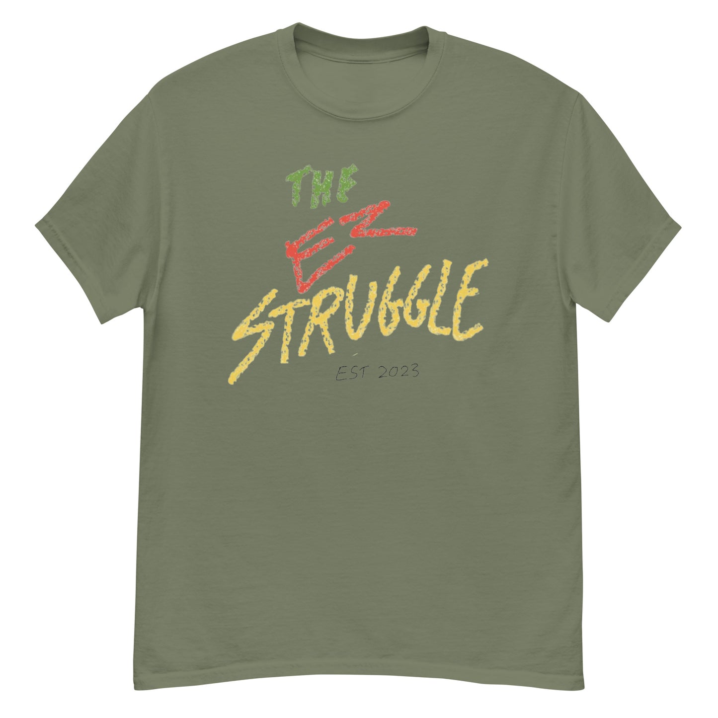 EZ Struggle Podcast Crayon Eater T-shirt